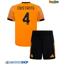 Maglie da calcio AS Roma Bryan Cristante #4 Seconda Maglia Bambino 2025-26 Manica Corta + Pantaloni corti)